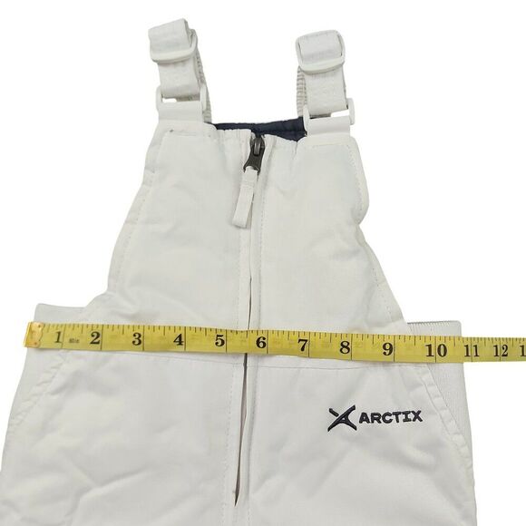 Arctix A6 Snow Bibs Baby 18 Months White Front Zip Insulated Winter Outdoor - Picture 12 of 12